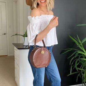 Etienne Aigner Vintage Genuine Leather Round Purse